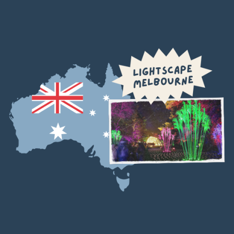 メルボルンのRoyal Botanic Gardensでライトスケープの魔法を体験しよう