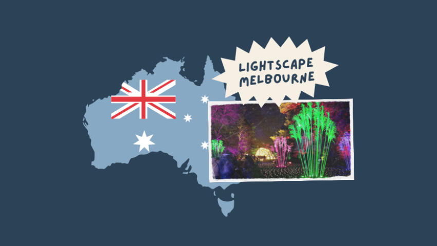 メルボルンのRoyal Botanic Gardensでライトスケープの魔法を体験しよう